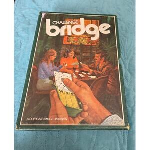 Challenge Bridge Card Game 3M Bookshelf Game 1973
